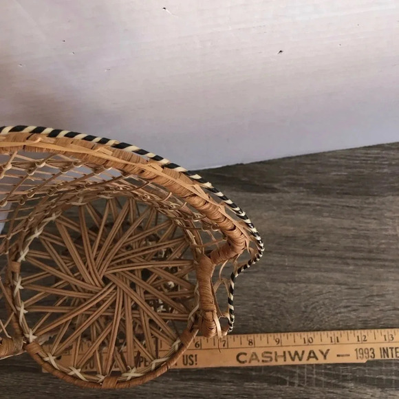 Vtg Plant Stand Peacock Chair - Picture 9 of 9